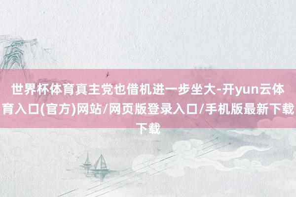 世界杯体育真主党也借机进一步坐大-开yun云体育入口(官方)网站/网页版登录入口/手机版最新下载